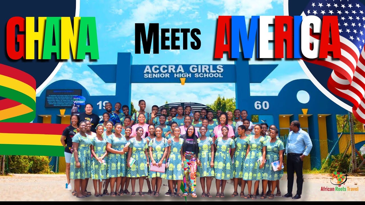 American Girls Visit Accra Girls High School! 🇺🇸❤️🇬🇭 | Ambitious Girls Inc. Meet Ghanaian Sisters
