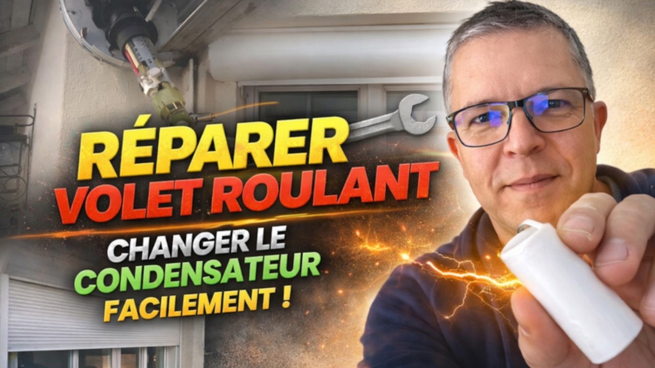 Volet roulant Somfy : Réparation complète pour moins de 3€ pièce et main d'oeuvre