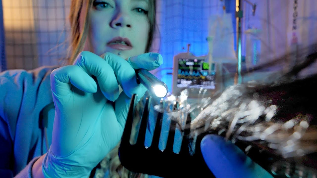 ASMR Hospital Scalp and Hair Exam & Treatment | Personal Attention | Nurses' Station