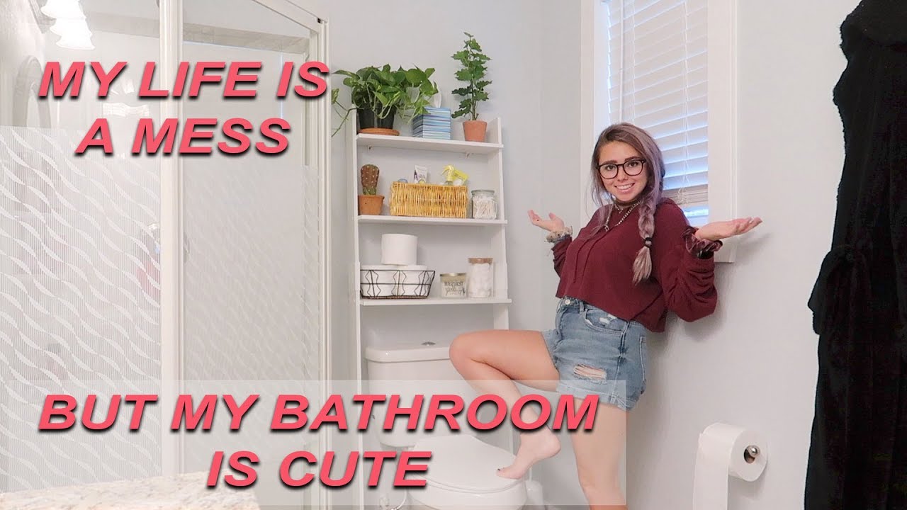 a busy day in my life + decorating my bathroom!