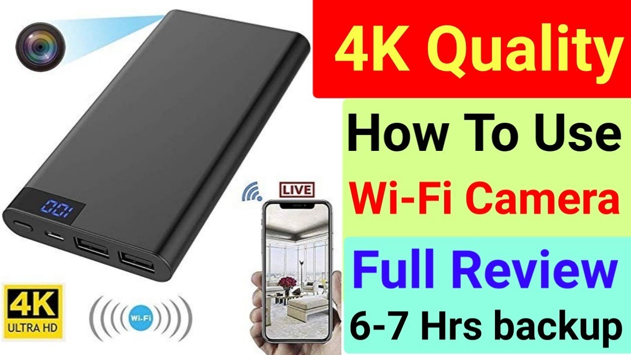 4K Quality Wireless Power bank ! how to use WiFi Powerbank! Full Review! how to connect with phone!