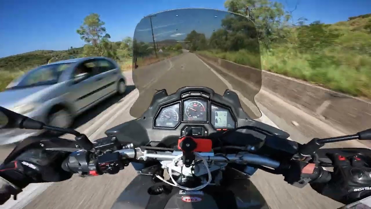 Becoming insane- Aprilia ETV Caponord 1000- κατάβαση από Λάλα
