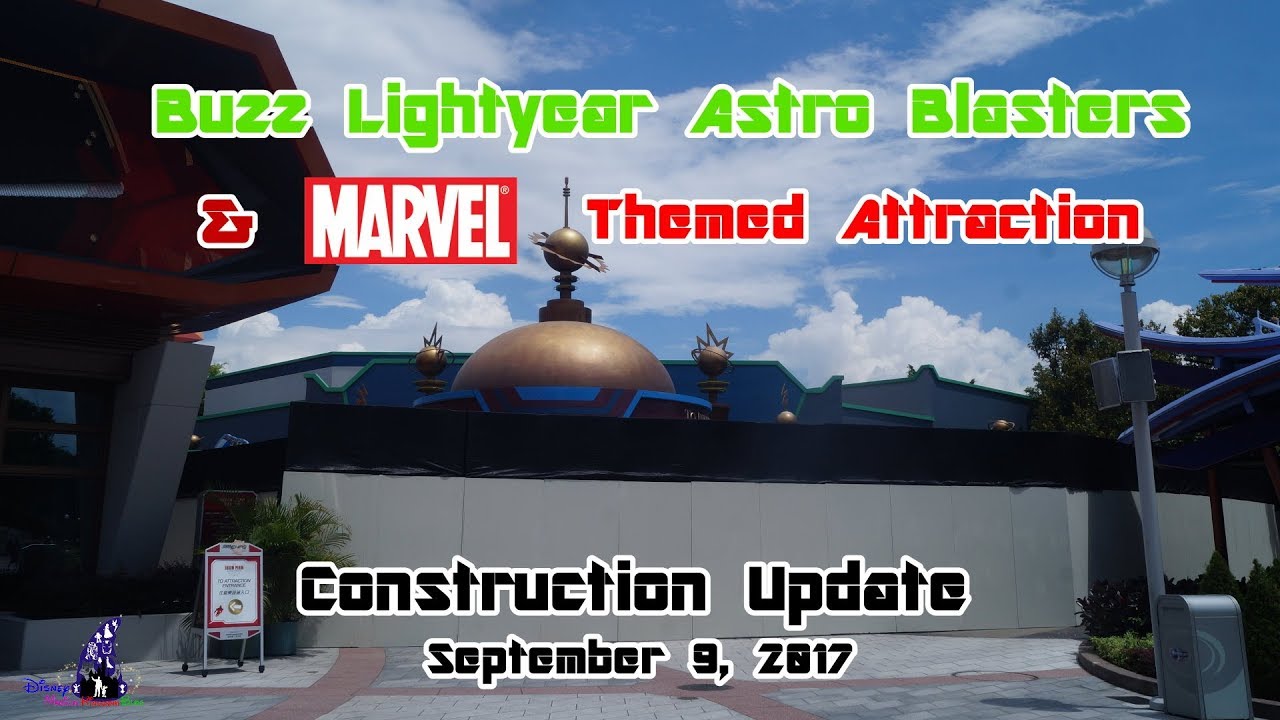Construction Update：Buzz Lightyear Astro Blasters & MARVEL Themed Attraction @ HKDL (Sep 9, 2017)