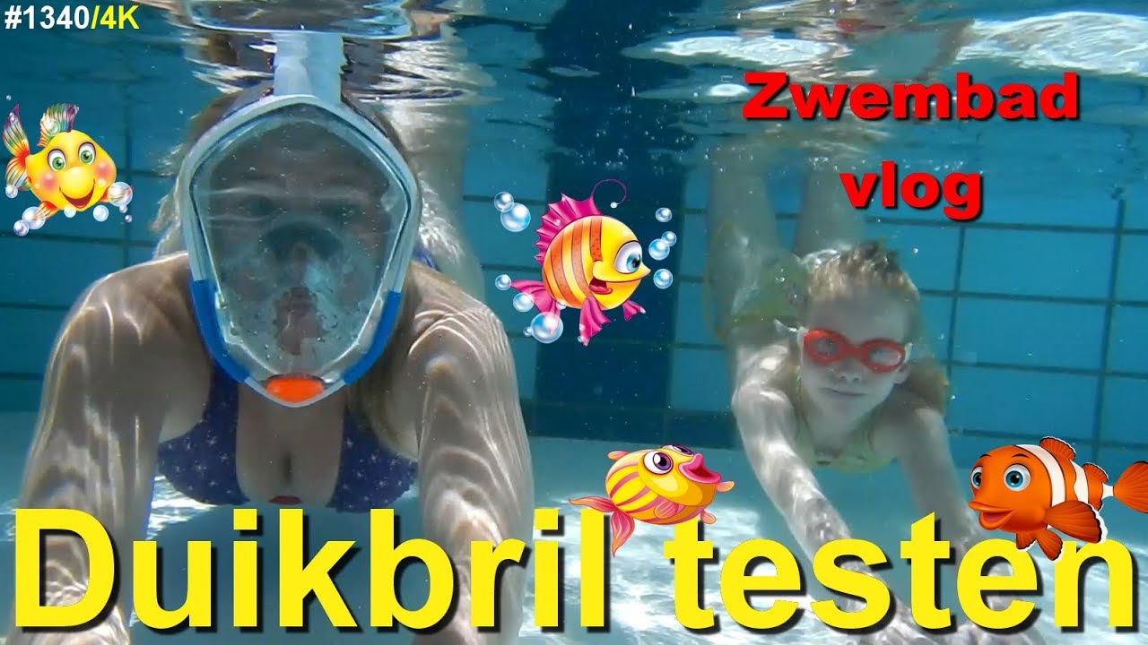 Zwemmen met nieuwe Duikbril 🏊 👙Gegeven op MOEDERDAG🎁 #1340