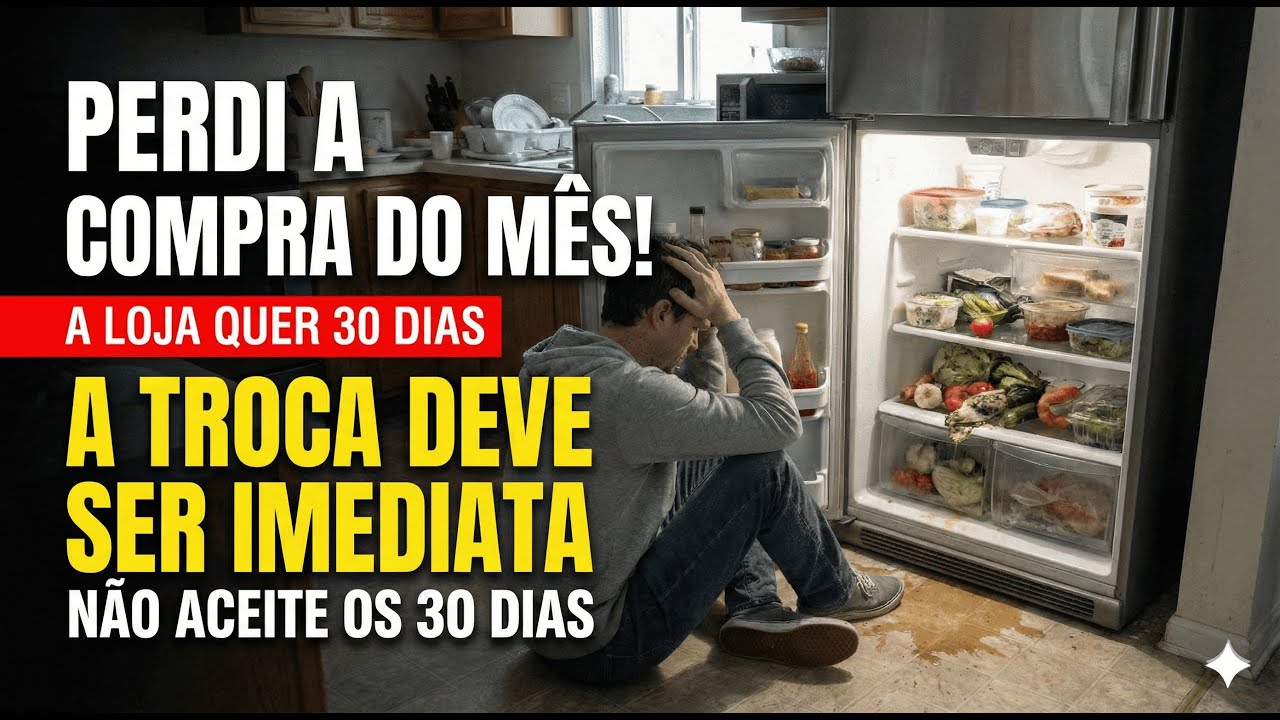 Comprei uma GELADEIRA COM DEFEITO. E AGORA? NÃO chame a assistência técnica antes de ver este vídeo!