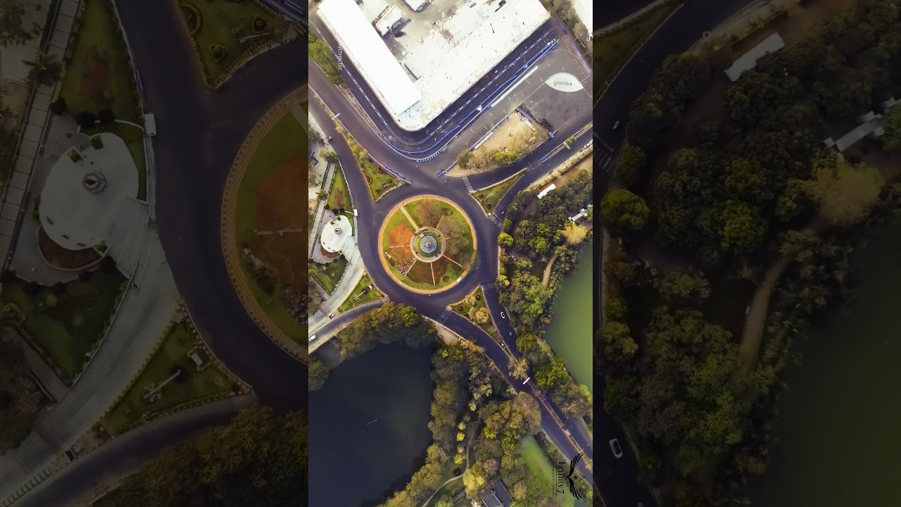 Necklace road aerial view - VC by mr.karthik197 #dji #hyderabad #photography #traveling