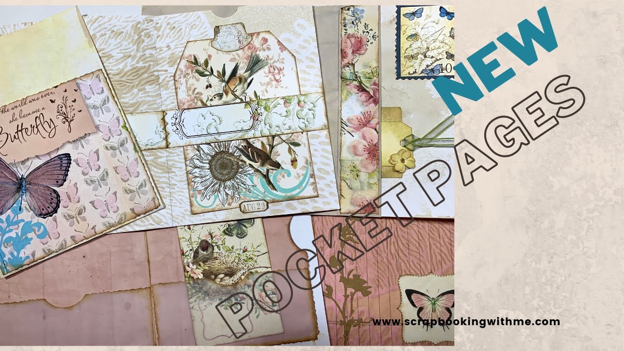 FIVE NEW STYLE POCKET PAGES FOR JOURNALS