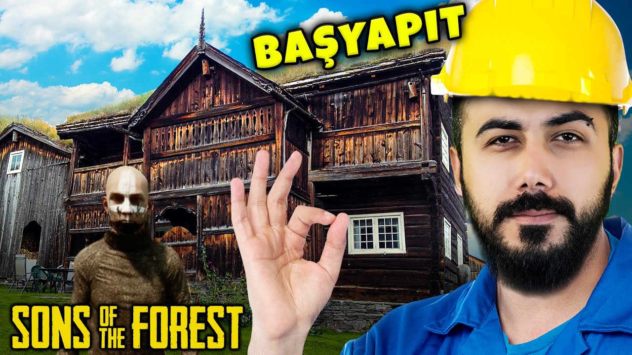 MİMARLIK HARİKASI!! SONS OF THE FOREST'TA YENİ EVİMİZİ YAPTIK!! | Barış Can