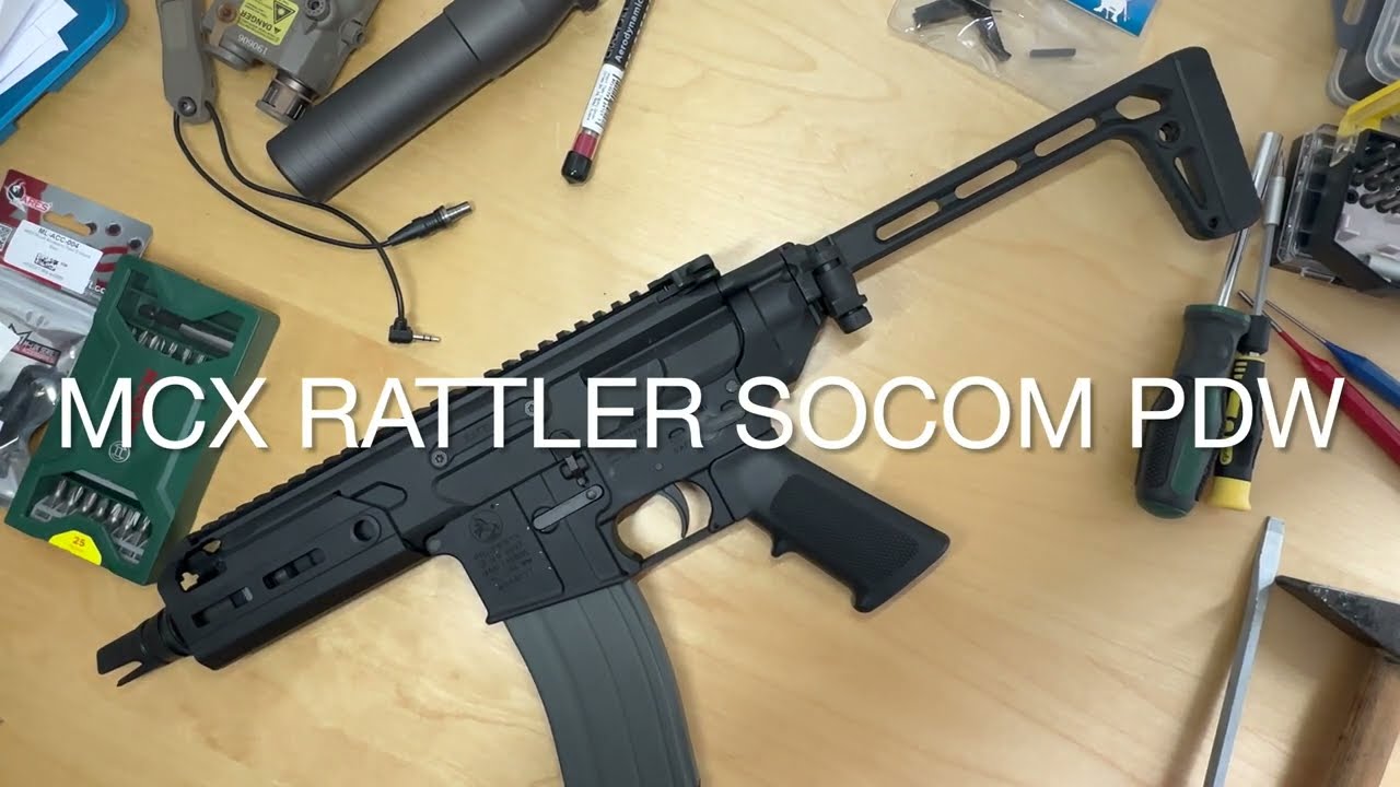 APFG MCX Rattler SOCOM PDW GBBR Airsoft Modifications