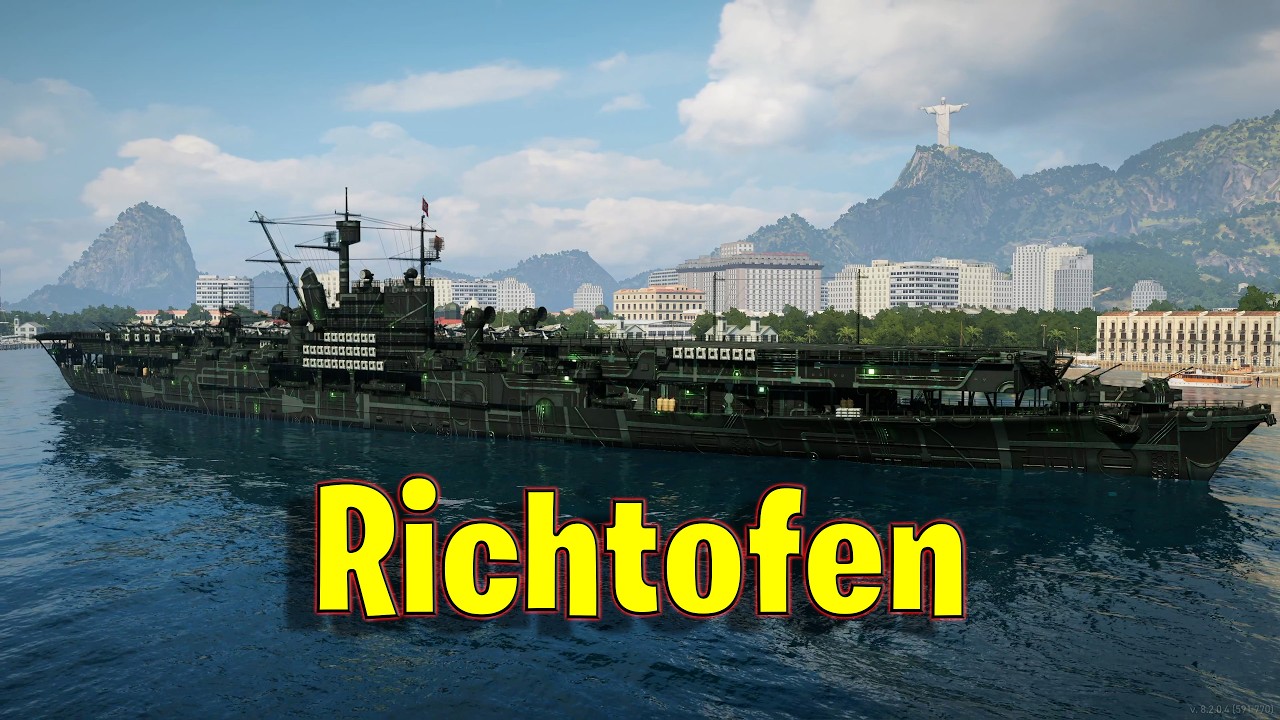 Встречайте &laquo;Рихтофен&raquo;! Легендарный немецкий авианосец в игре World of Warships Legends!