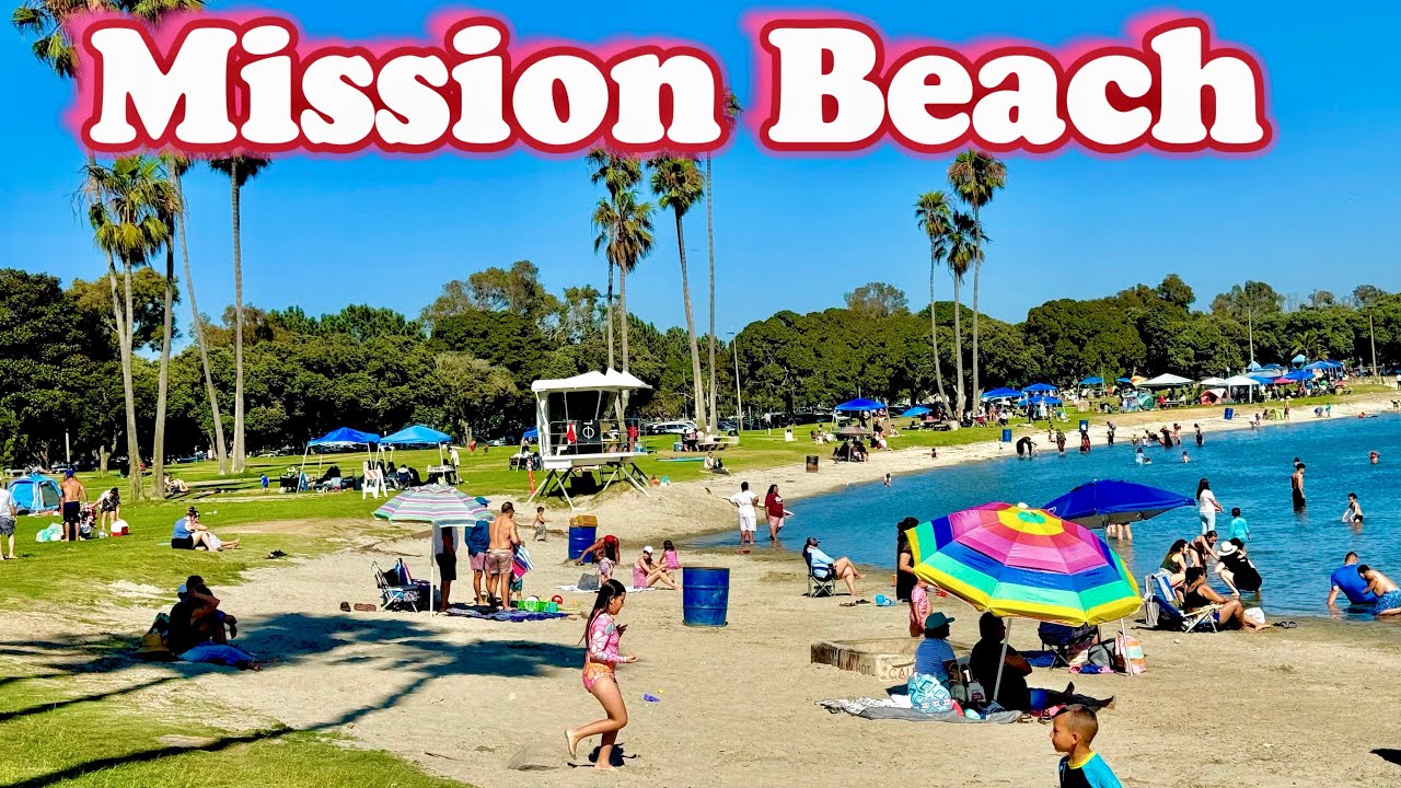 Mission Beach San Diego California Walking Tour [4K] 🌴☀️