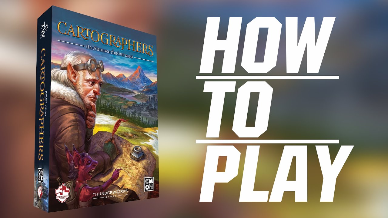BGN บอร์ดเกมไนท์ Cartographers นักเขียนแผนที่แห่งนาลอส - How to Play