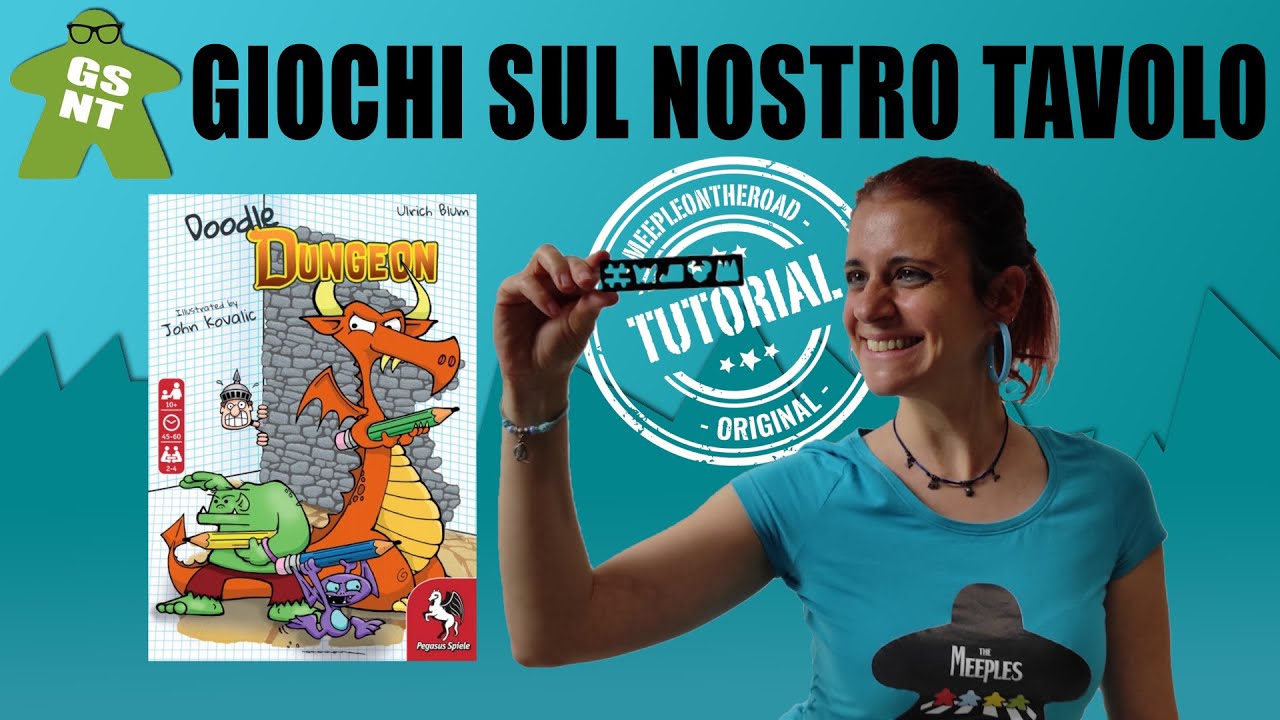 [Gioca con me] - 014 - Doodle Dungeon (tutorial) by MeepleOnTheRoad