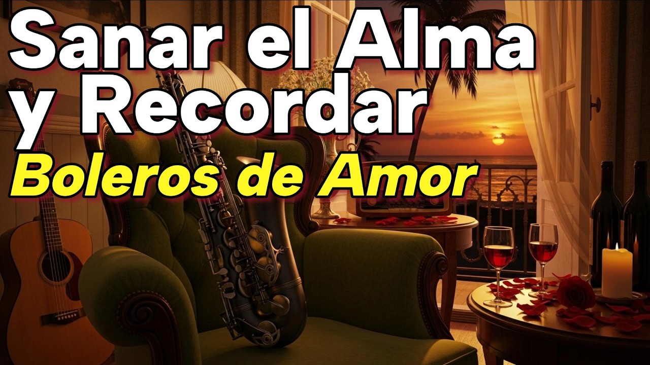 Boleros Suaves Saxofón 🎷 Instrumental para Sanar el Alma y Recordar el Pasado 🍃
