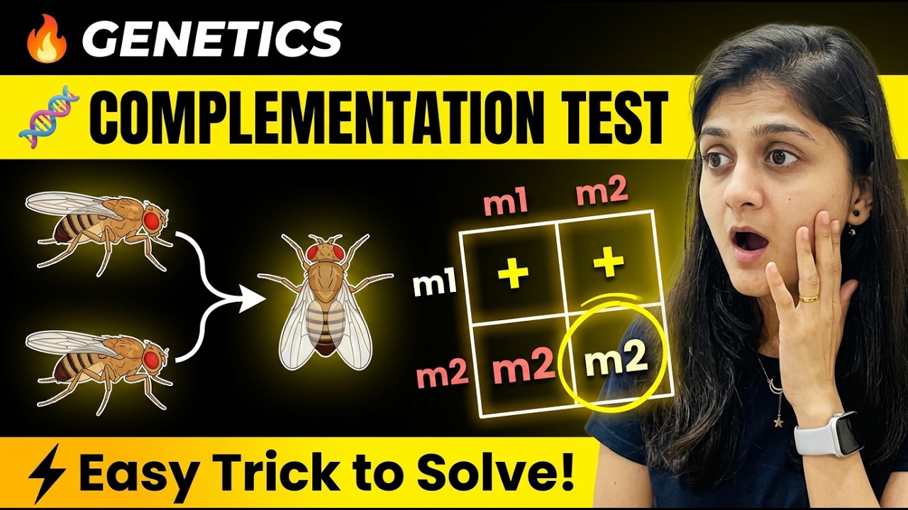 Complementation Test Made Easy | Genetics Easy Trick to Solve Questions | CSIR NET Life Sciences