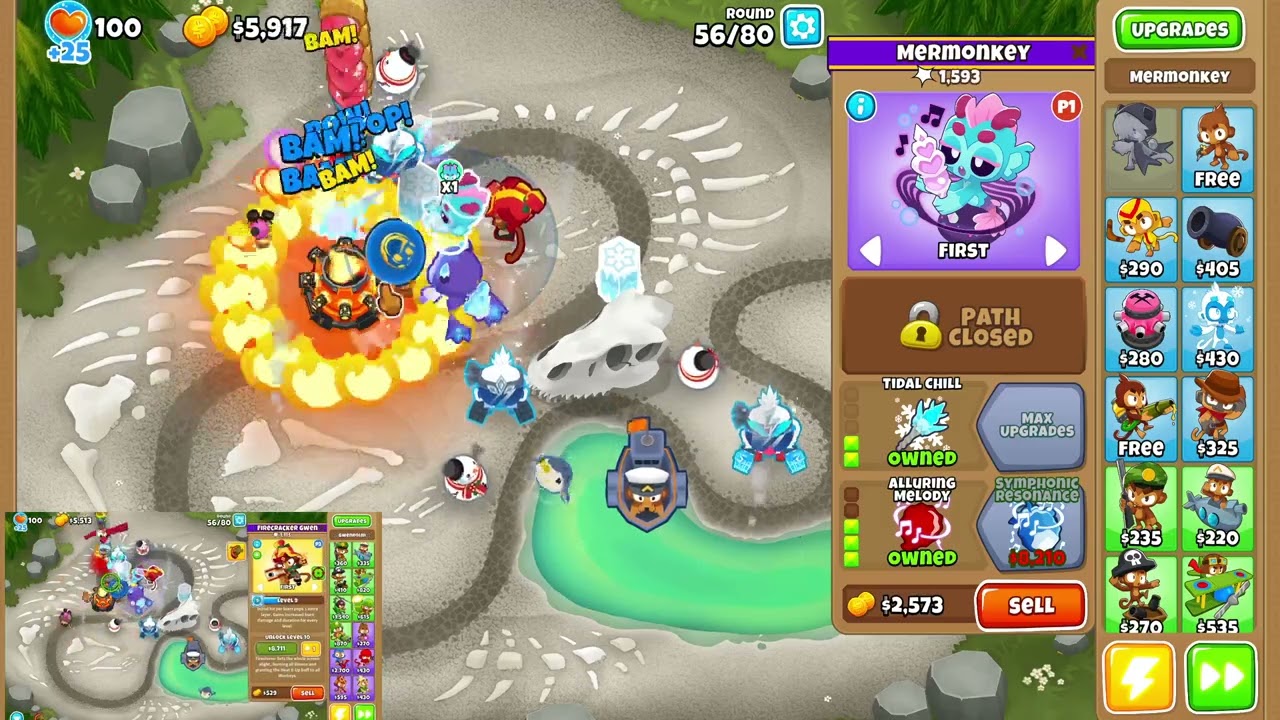 DavisXdein: Bloons TD 6 - Streambed on Hard/Standard - Fire & Ice