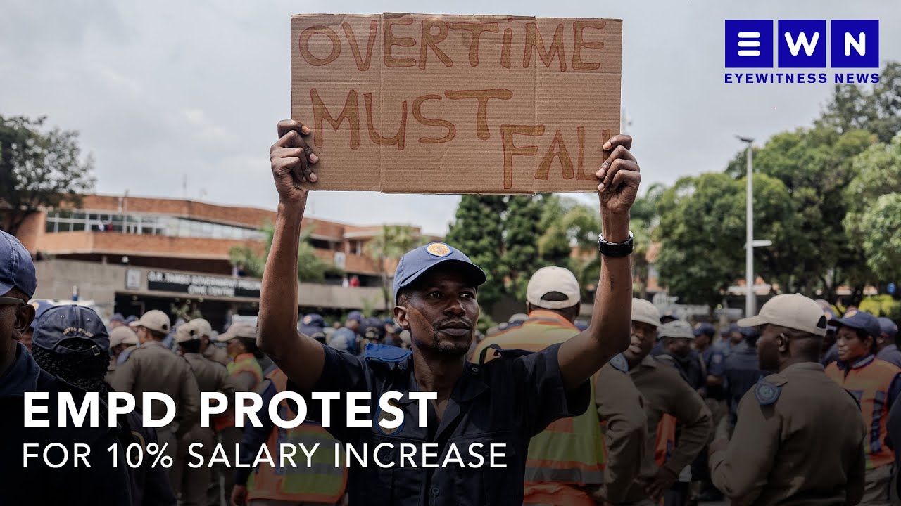 &lsquo;Overtime must fall&rsquo; - EMPD members protest over salary increase