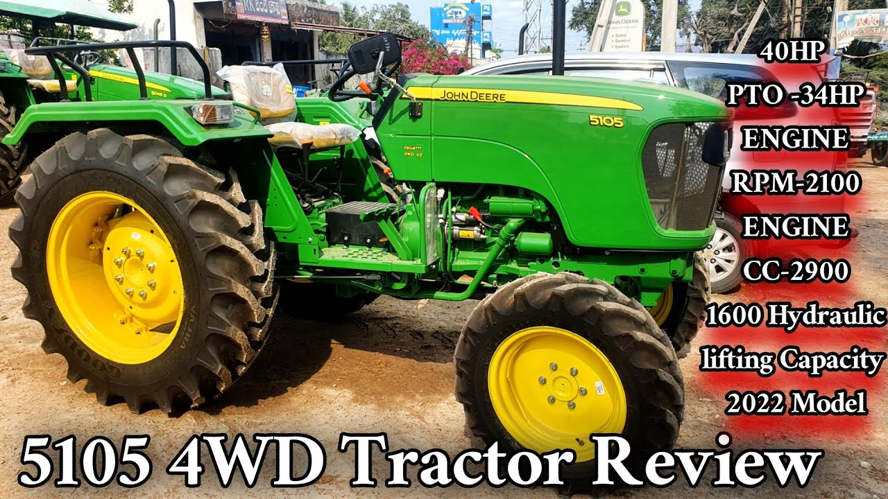 John Deere Tractor 5105 4WD Review