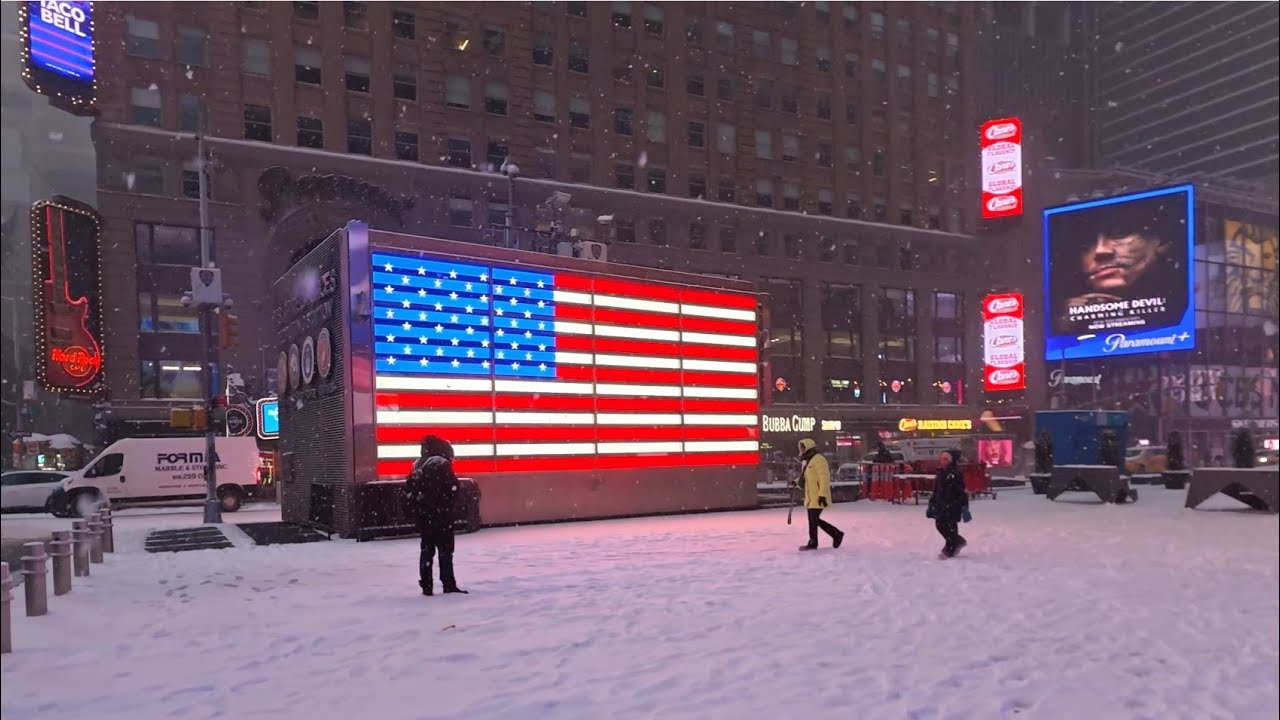 Snow Is Falling in New York City