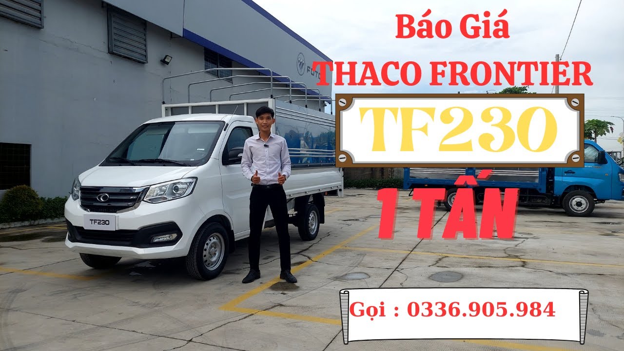 Báo Giá Xe Tải Thaco TF230 Thùng Bạt 1 Tấn 2025 | Thaco Tiền giang