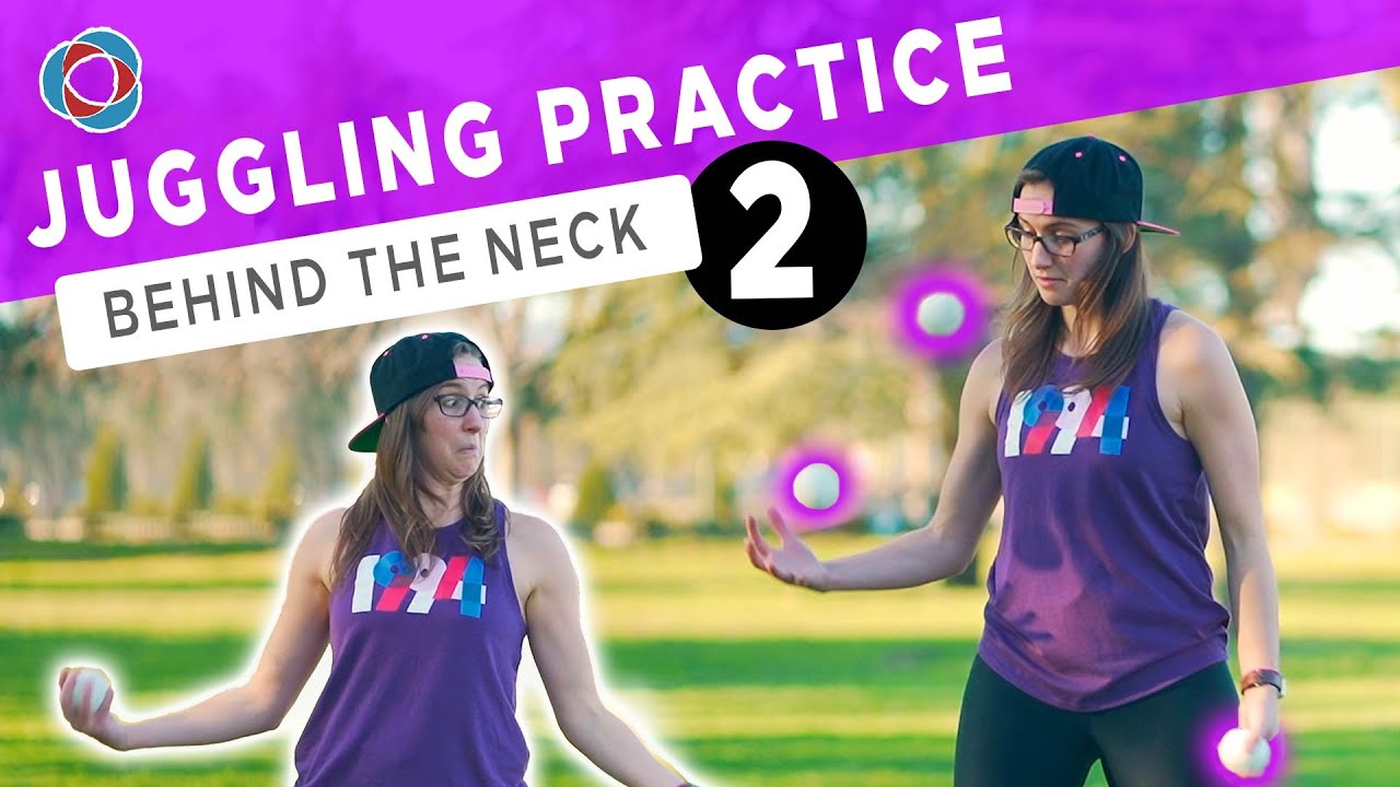 Behind the Neck JUGGLING Practice Vlog 2 - Hats Are Awesome