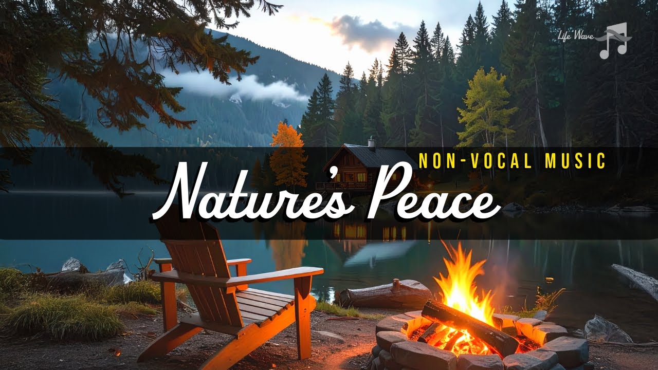 Sit by the Fire, Breathe by the Water 🔥🌊 1 Hour Peaceful Piano
