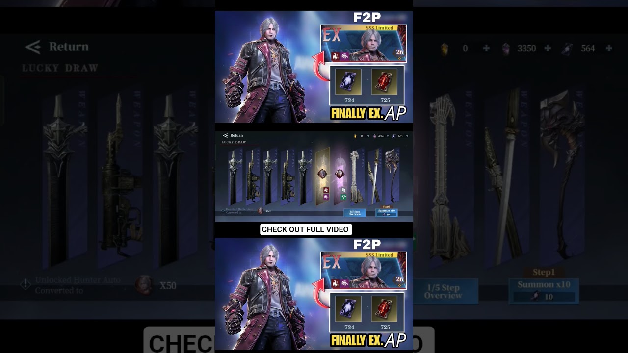 1500 + Vault Opening - Finally Ex Awakened Prince Dante - Devil May Cry Peak Of Combat