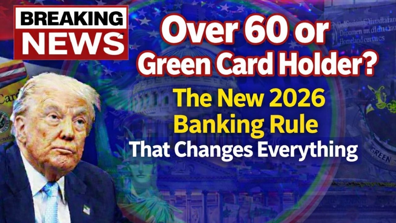 Over 60 or Green Card Holder? The New 2026 Banking Rule That Changes Everything