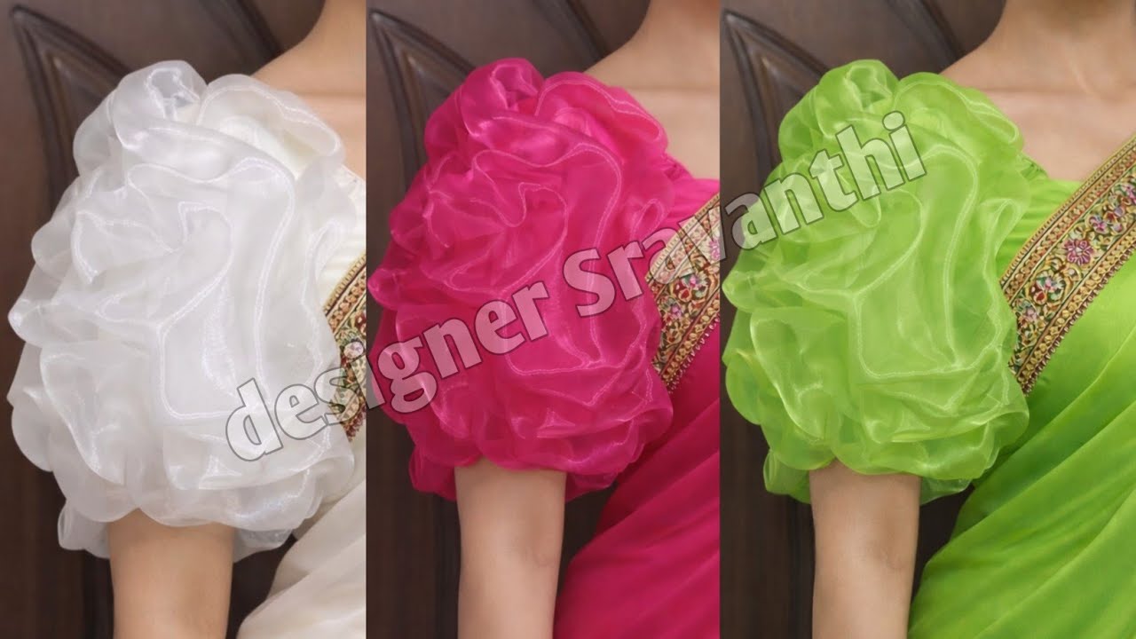 “Perfect Blouse Sleeve Stitching | No Wrinkles No Tightness”