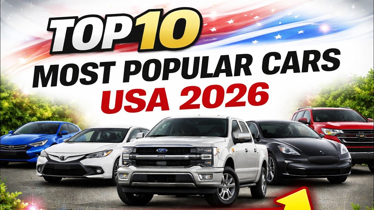 Top 10 Most Popular Cars in USA 2026 &ndash; Best Selling Cars Revealed!