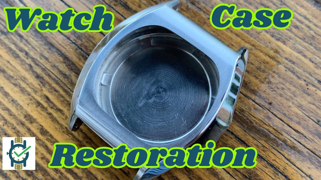 How to Polish a Watch - Polishing & Brushed Finish. Seiko 7025