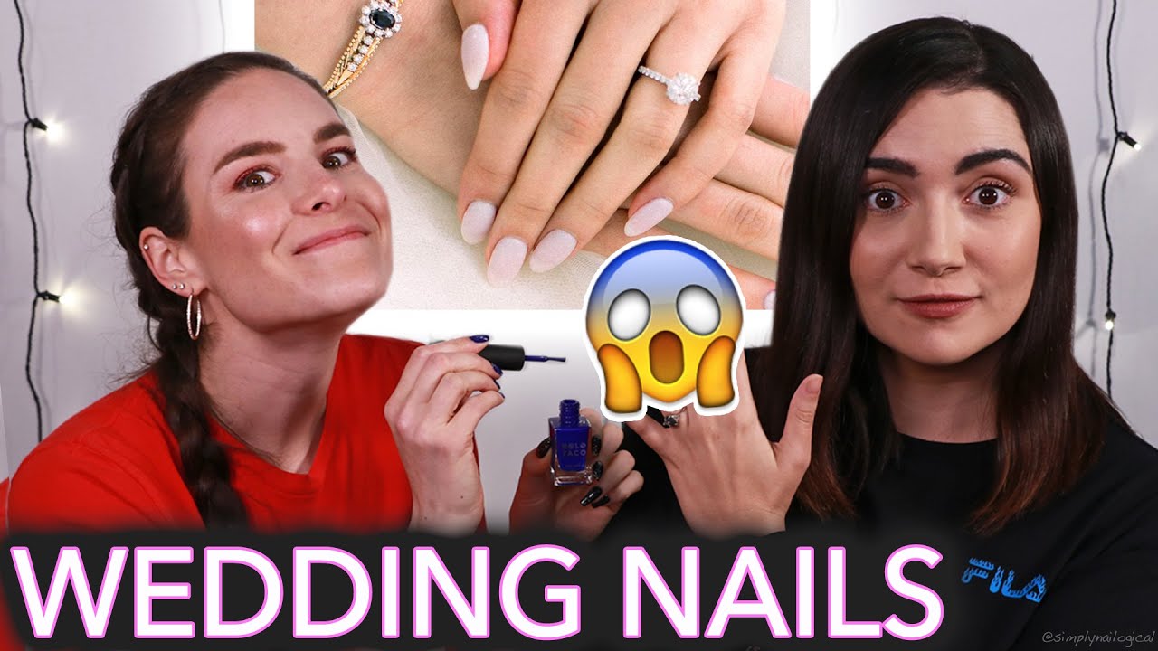 Giving Safiya Wedding Nails