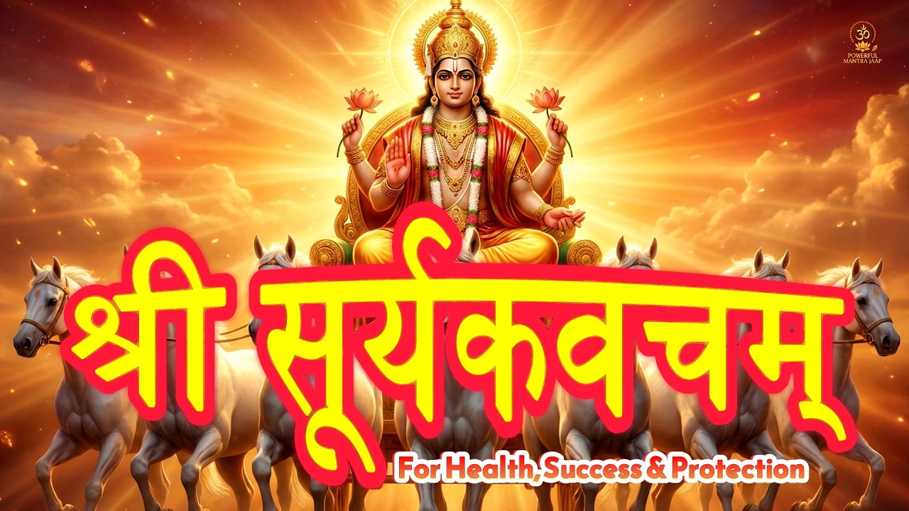 🌅 Most Powerful Surya Kavacham | सूर्य कवच मंत्र | Powerful Surya Mantra for Success & Protection