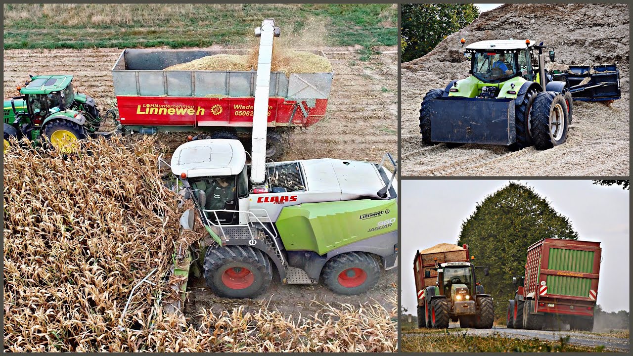 Lohnunternehmen Linneweh in der Maisernte 2018 //4K//