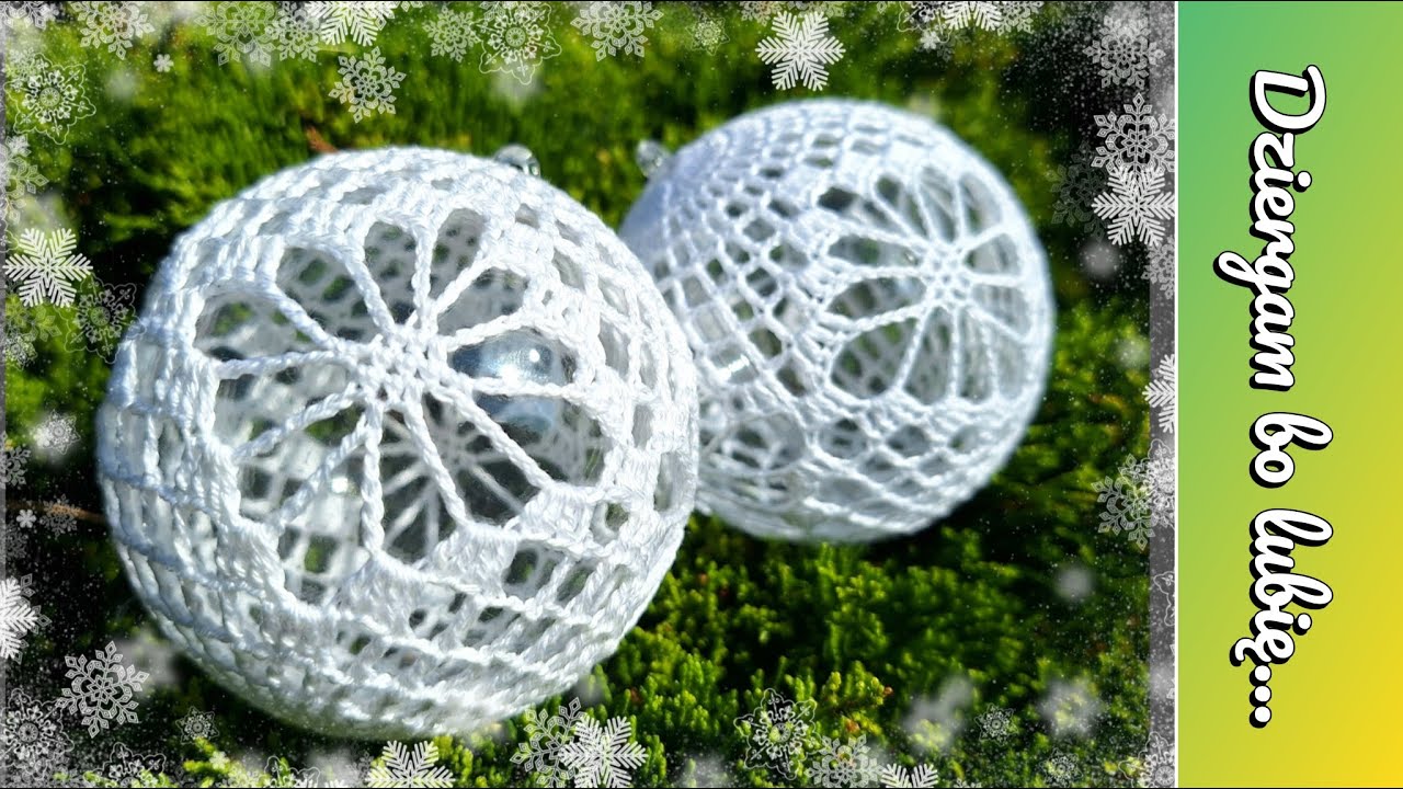 Bombka PAJĄK wersja 2 - szydełko, crochet 8 cm