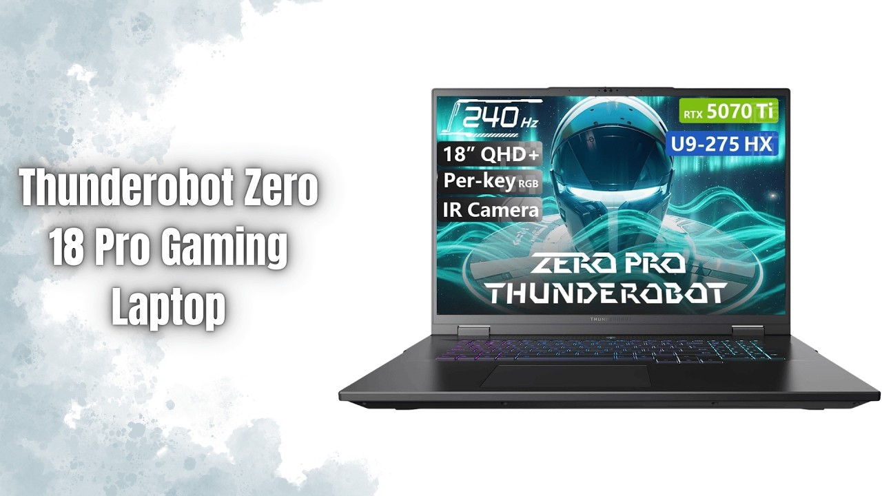 Thunderobot Zero 18 Pro Review | Ultra 9 275HX + RTX 5070 Ti 18” Gaming Beast!