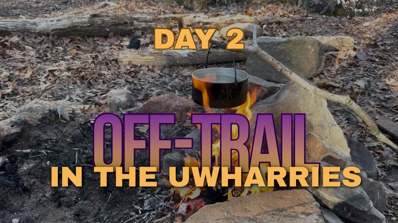 Off trail in the Uwharries, Day 2