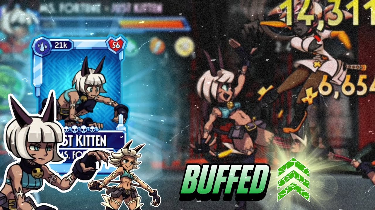 JUST KITTEN GOT A BUFF! | Skullgirls Mobile 