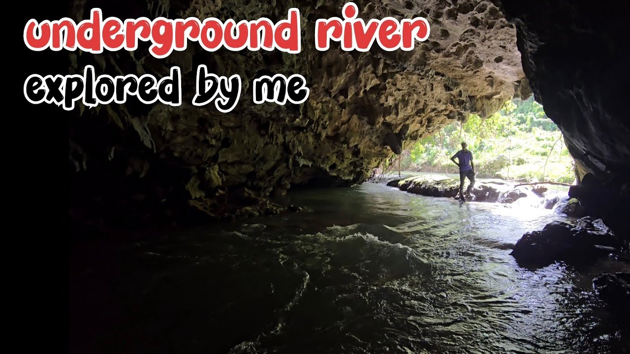 Golf undergound river  trace to mexico in raheen st elizabeth #river #caves #jamaica #jamaicanews