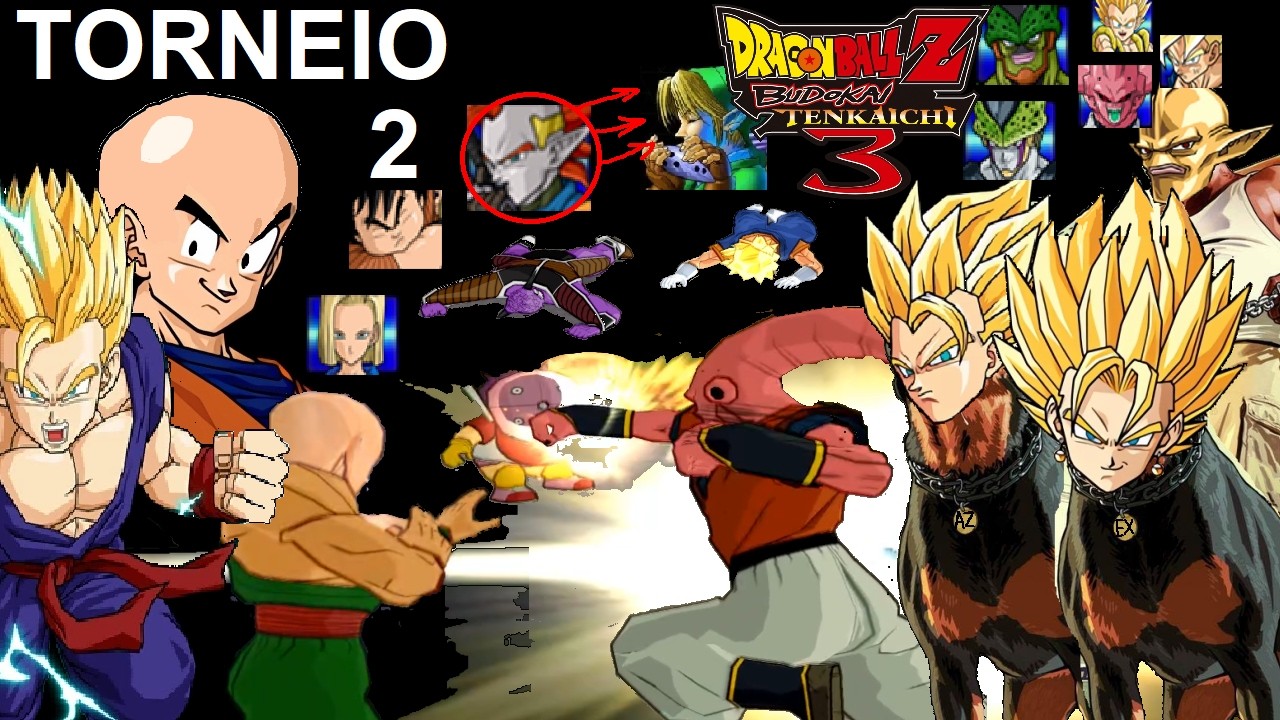TORNEIO DE CPU VS CPU NO DBZ BT3 [2/2]