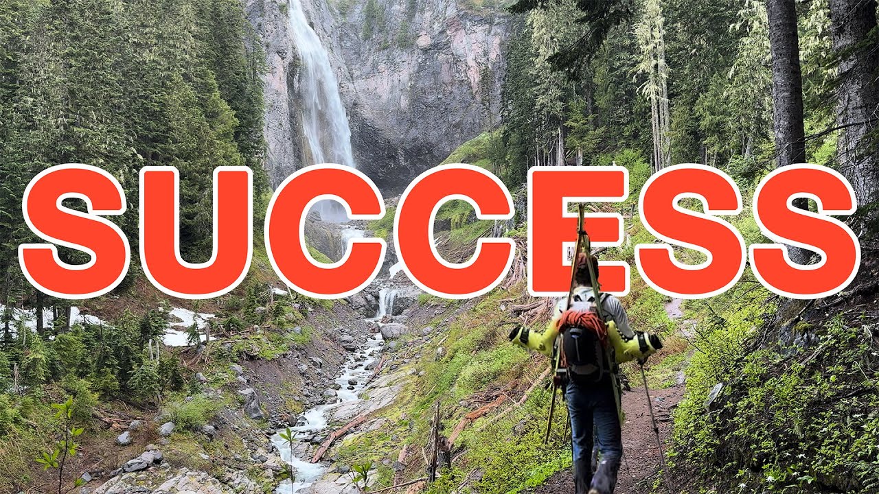 Skiing Success Glacier // Mount Rainier