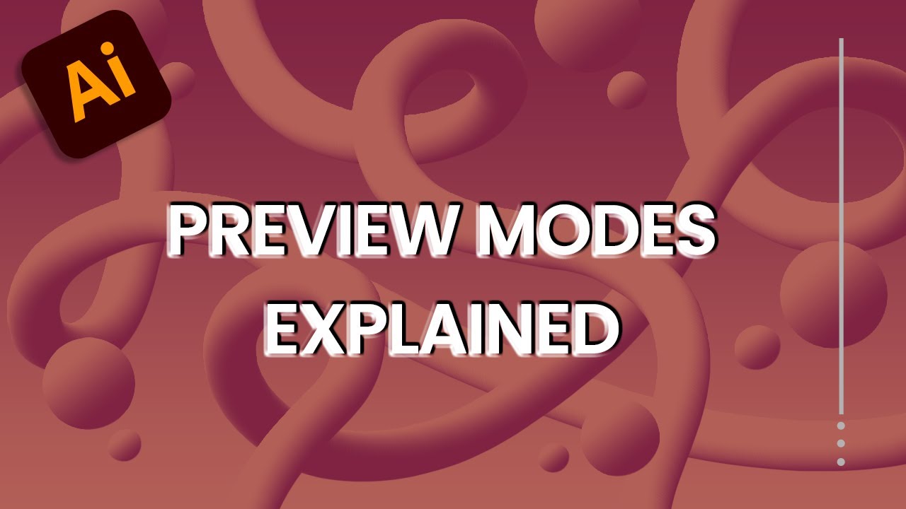 How to use Preview Modes [Adobe Illustrator)