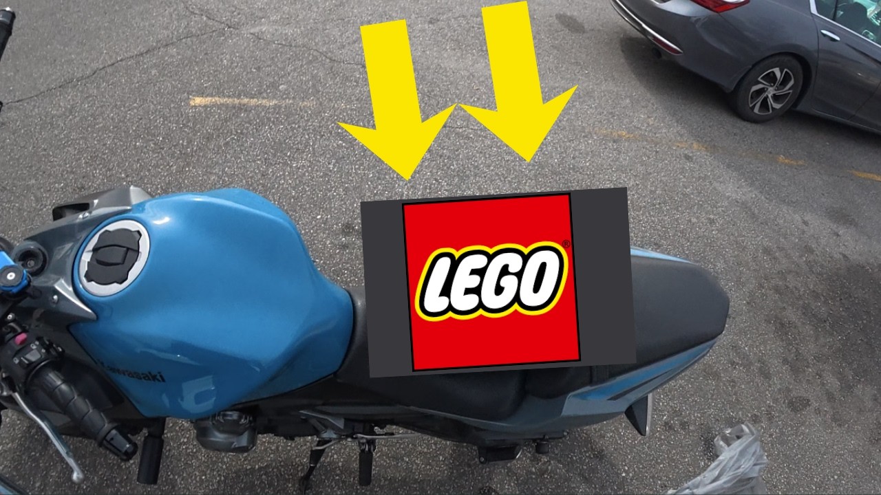 Dangerous Combination… Motorcycle + LEGOs