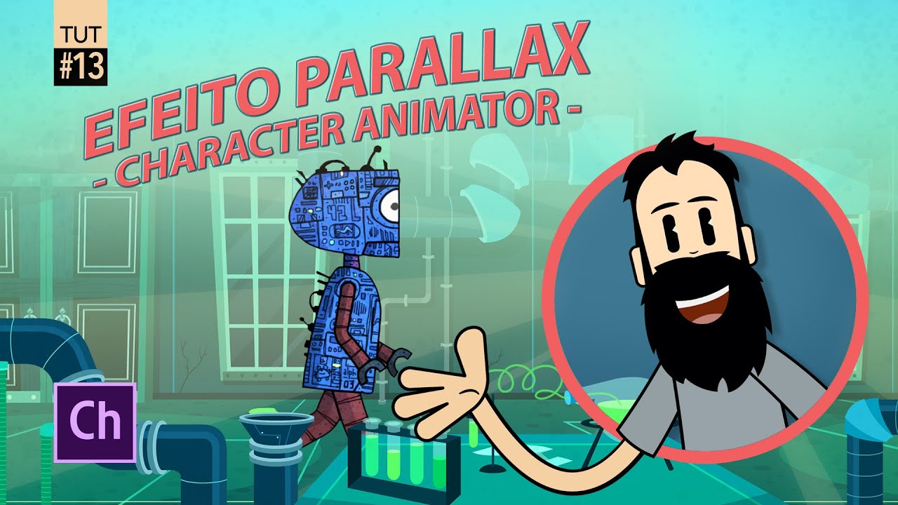 Como animar caminhada com parallax automâtico no Character Animator
