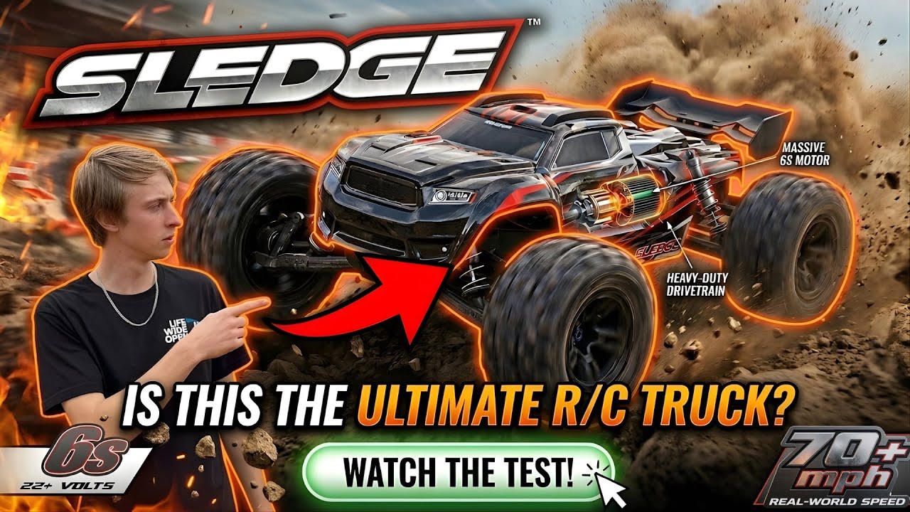 Traxxas Sledge UNBOXING! (Backflip KING) ($700)