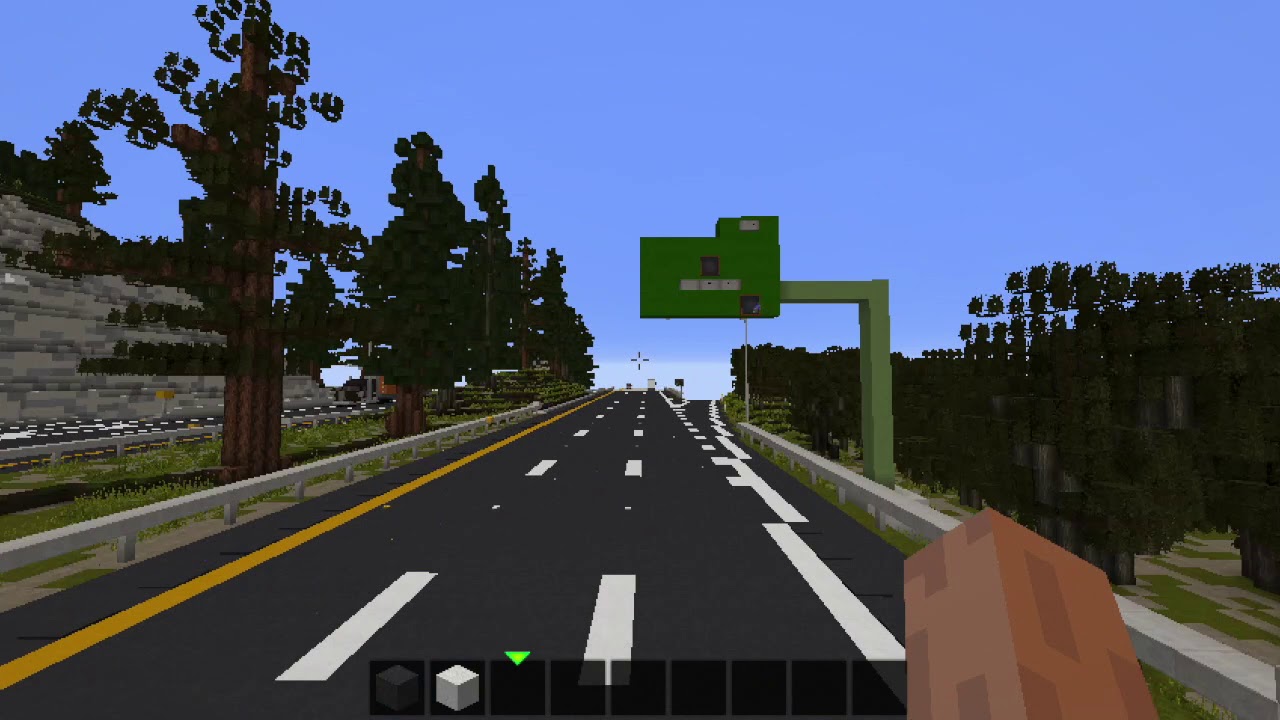Minecraft Huntington City - F-405 Bay Freeway to Central Boulevard
