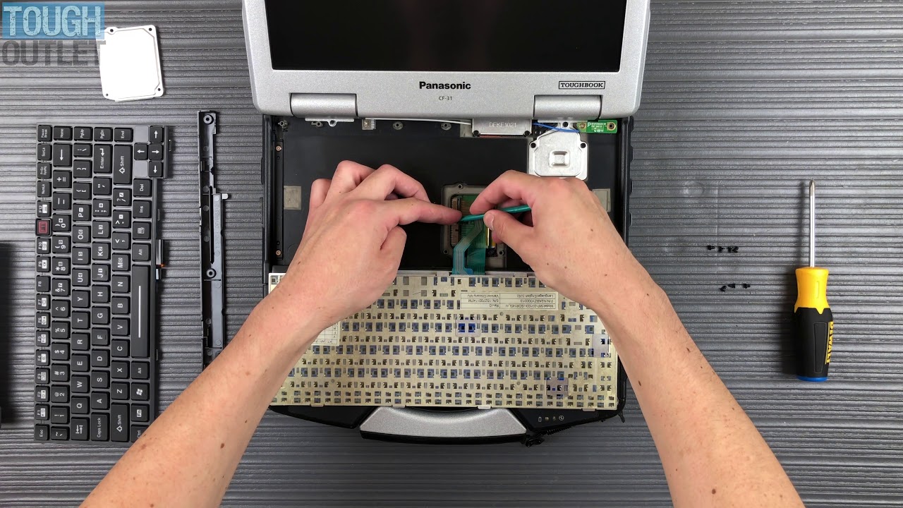 Panasonic Toughbook CF-31: How to install emissive keyboard