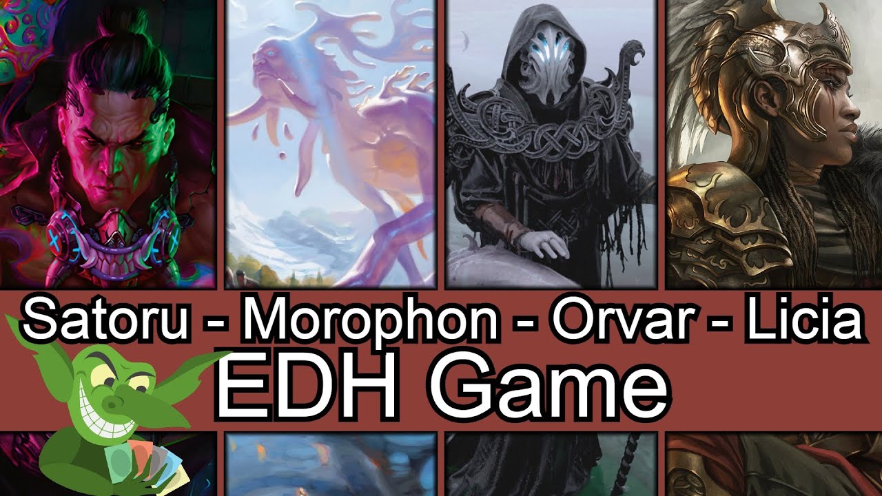Playing with Punt Squad! Satoru Umezawa vs Morophon vs Orvar vs Licia EDH / CMDR