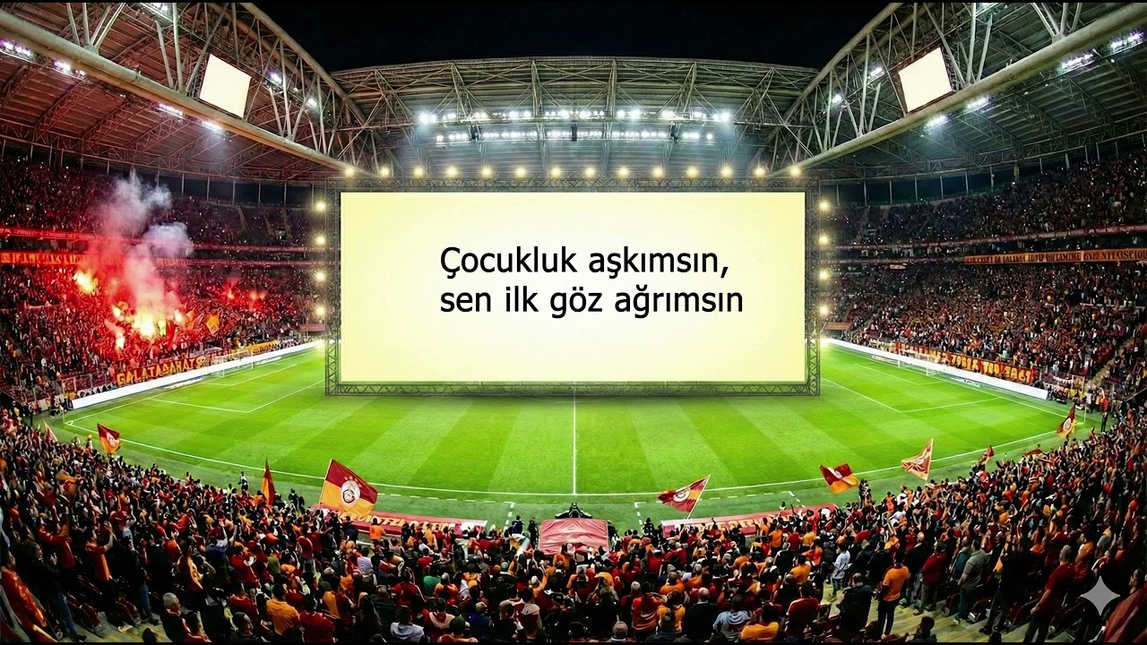 Çocukluk Aşkımsın Galatasaray (Karaoke)