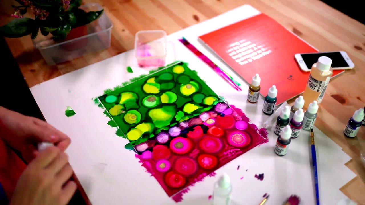 Alcohol Ink Tutorial | In 4K !